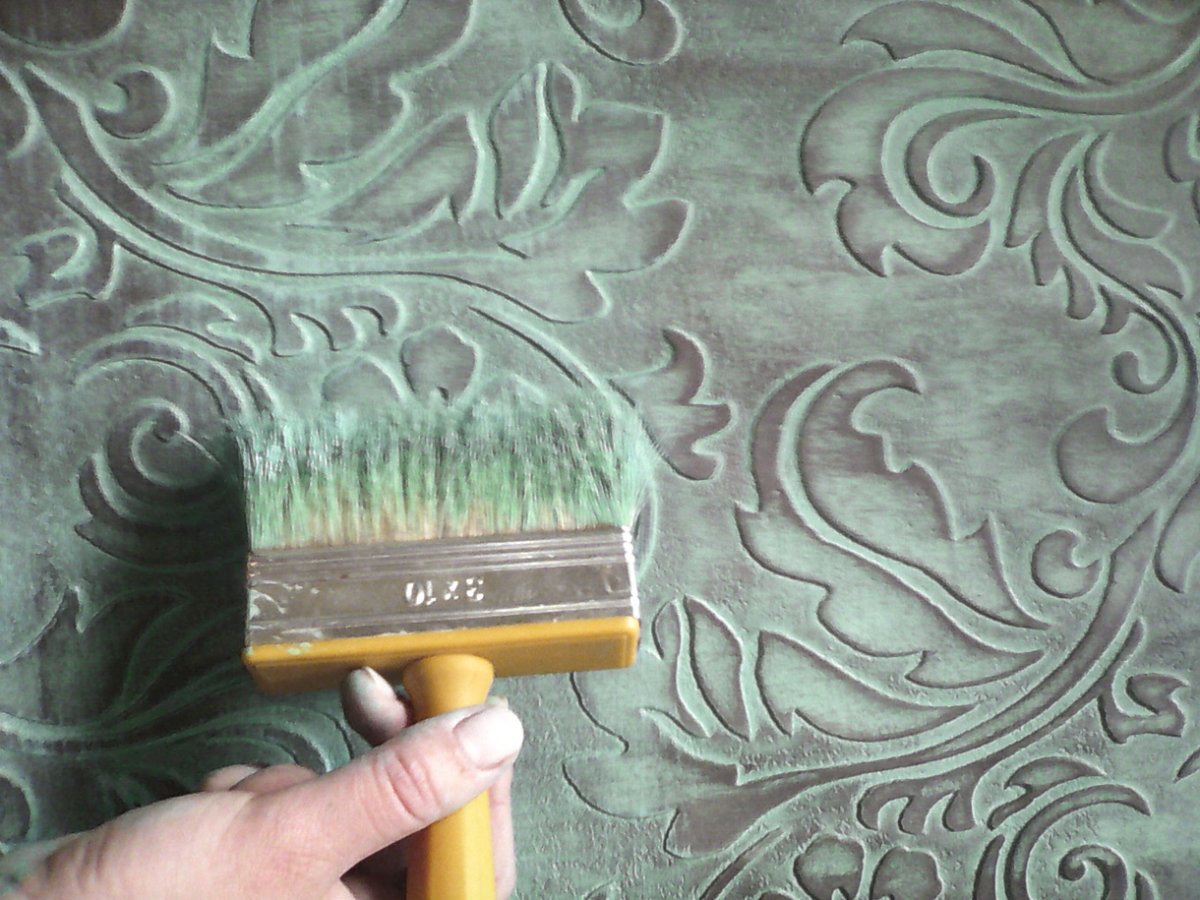 Декоративная штукатурка со скотчем