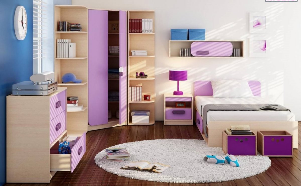 Комплект мебели для подростка девочки
