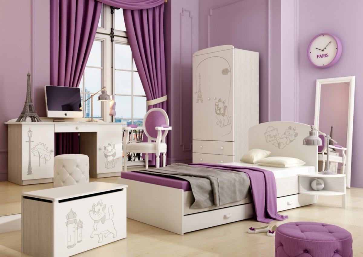 Мебель для спальни девочки