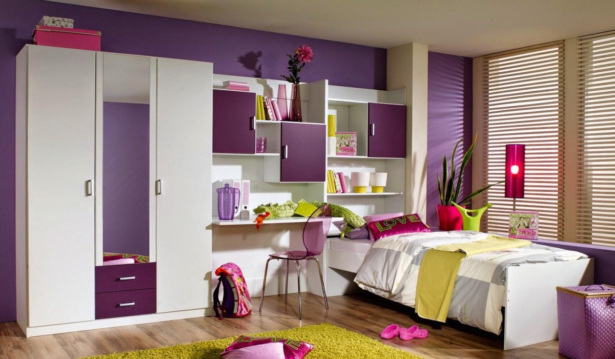 Мебель в розовых тонах