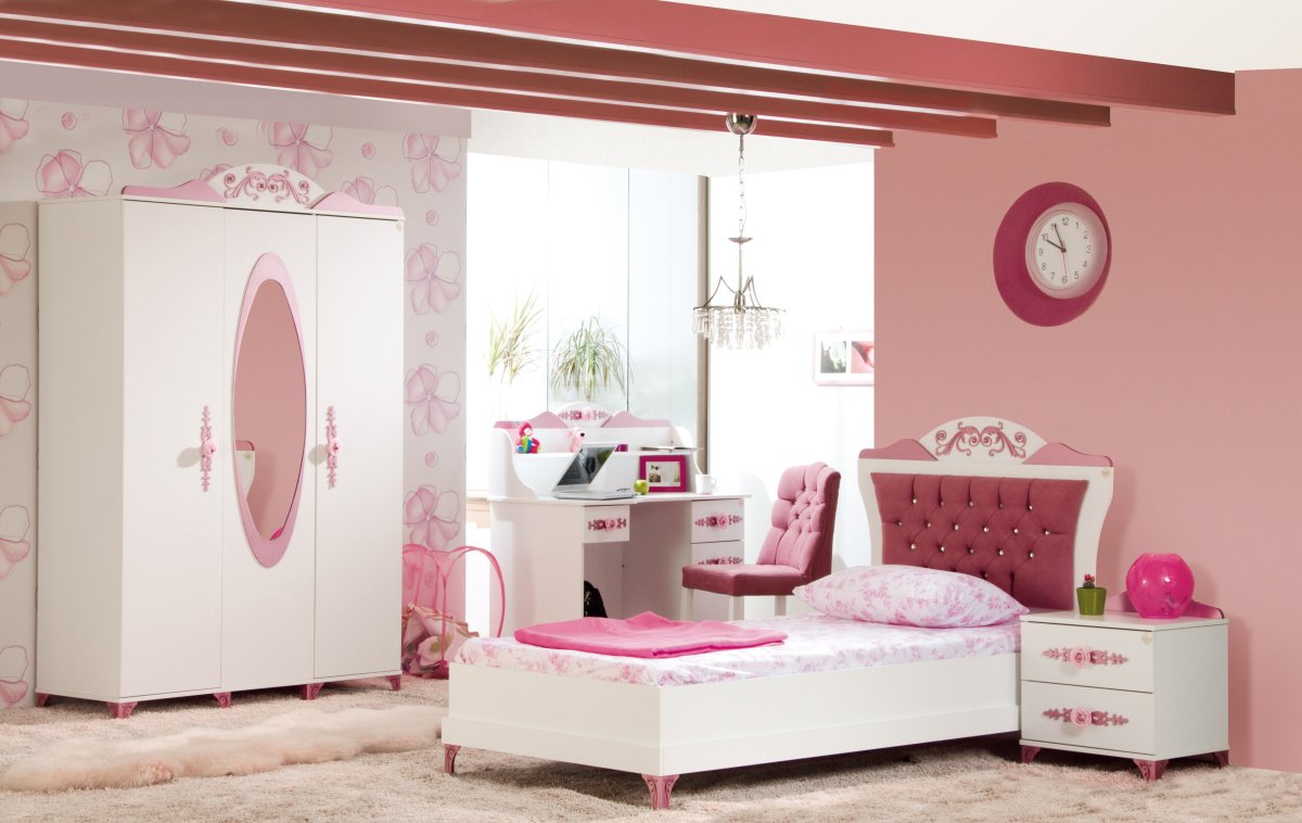 Коричневая комната для девочки