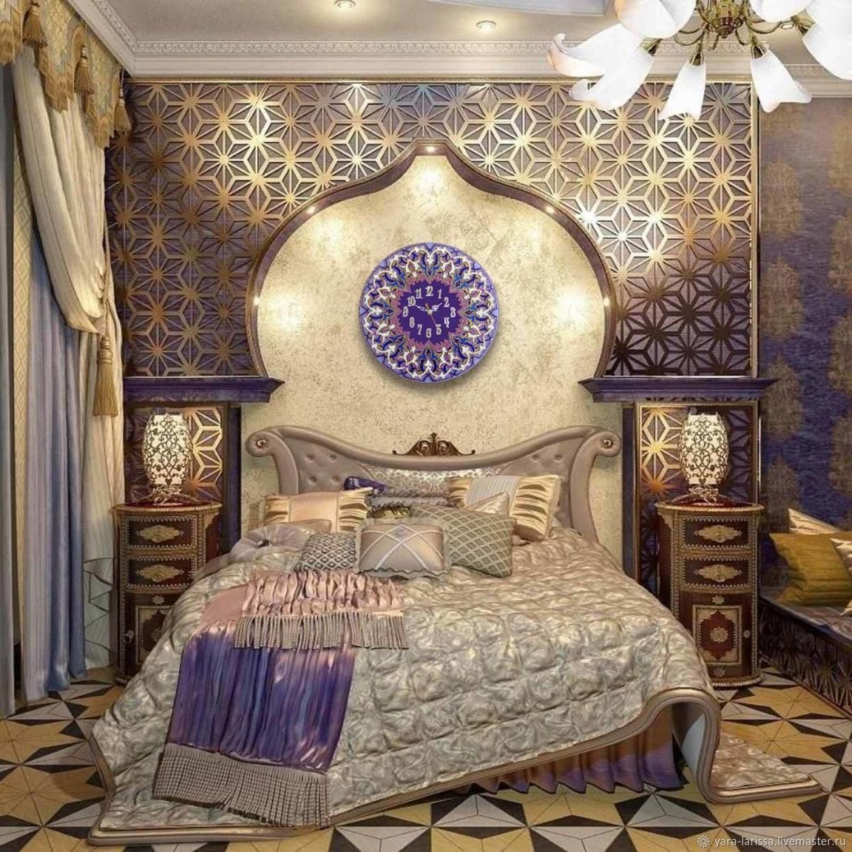 Маленькая спальня в марокканском стиле