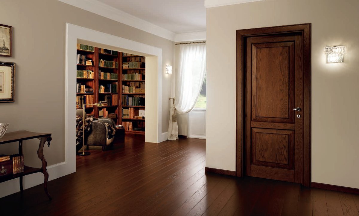 Сочетание цвета пола и дверей