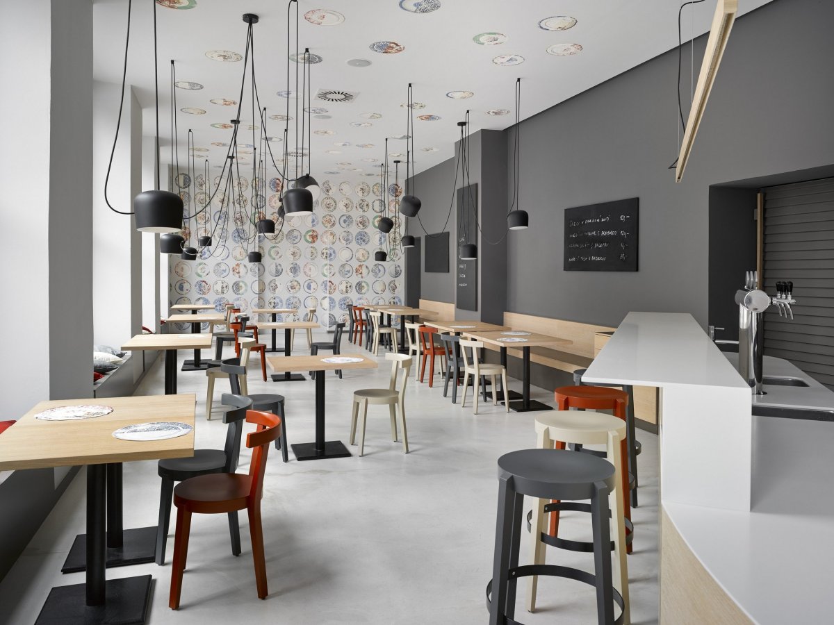 Интерьер кафе в современном стиле недорого