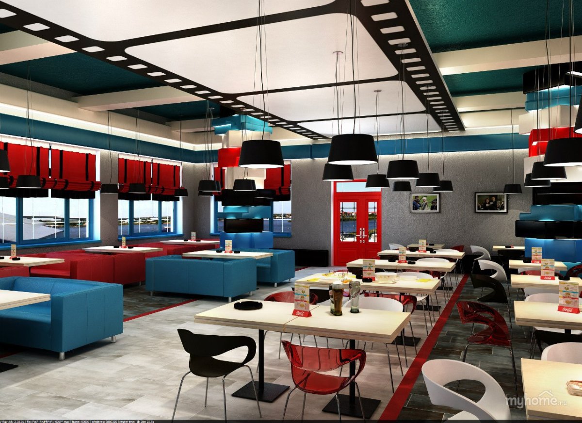 Кафе дизайн в стиле Дионисия