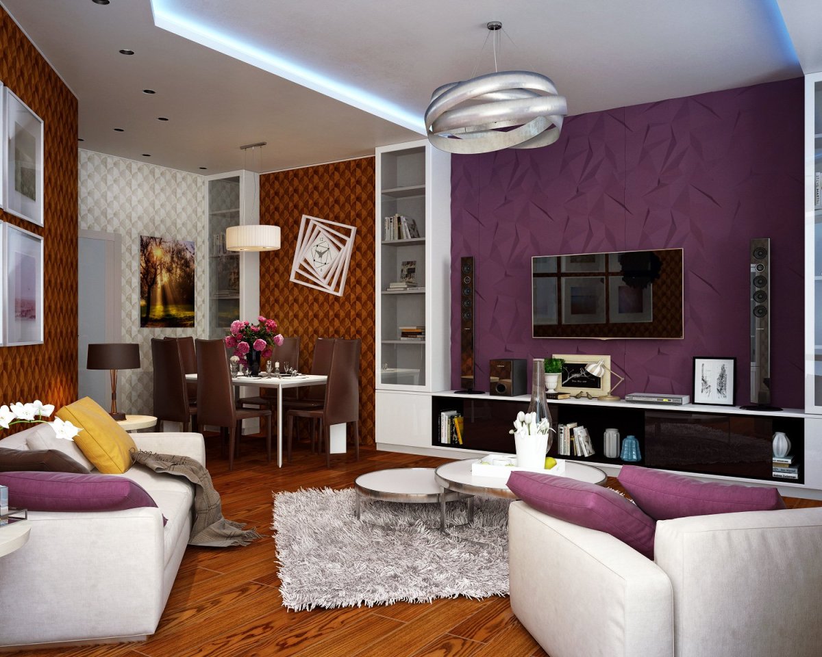 Спальня гостиная зонирование икеа стеллаж