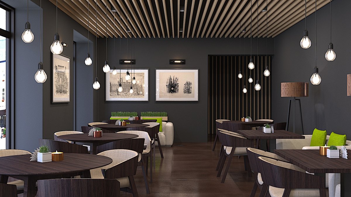 Интерьер кафе