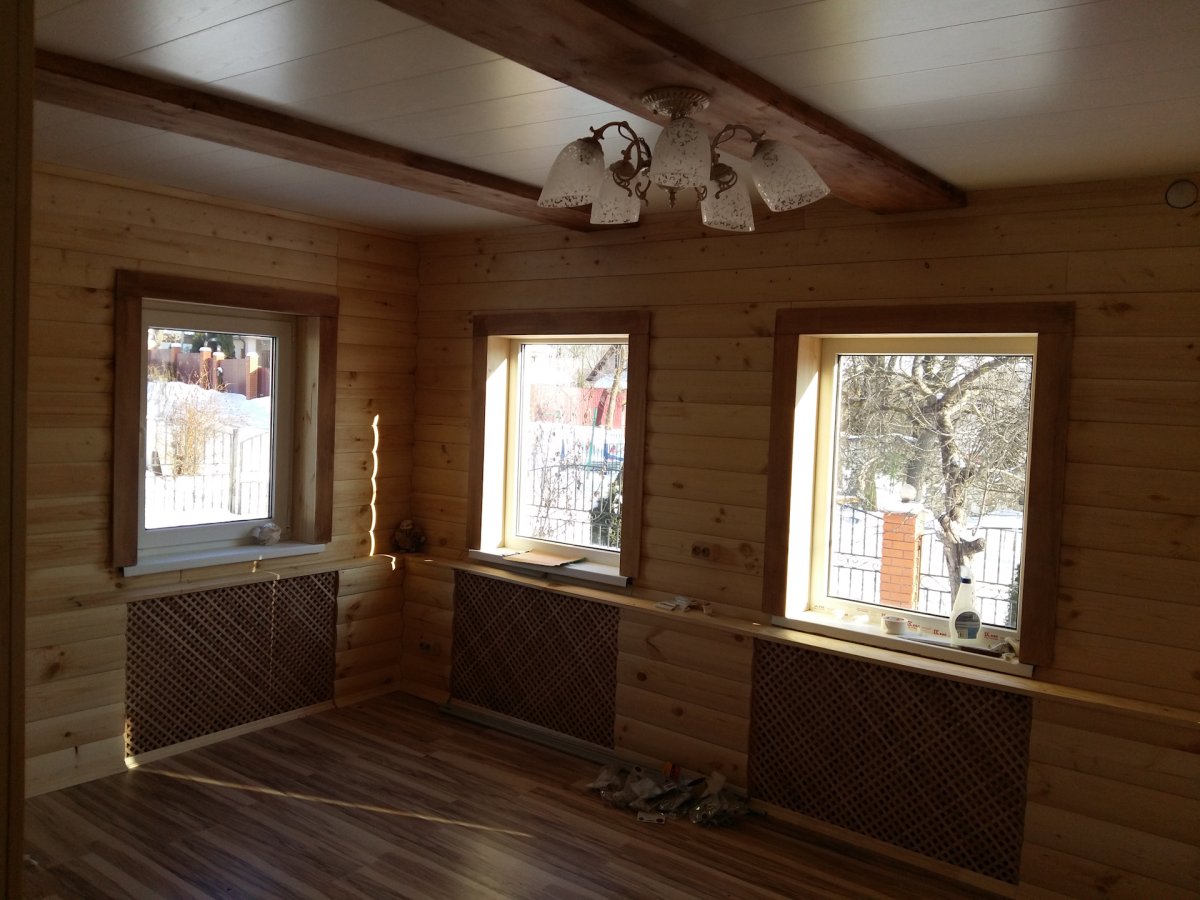 Загородный дом на Медном озере Honka 450м2 кухня