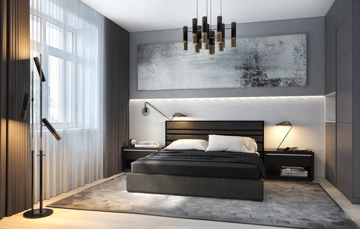 Спальня в стиле Минимализм с элементами