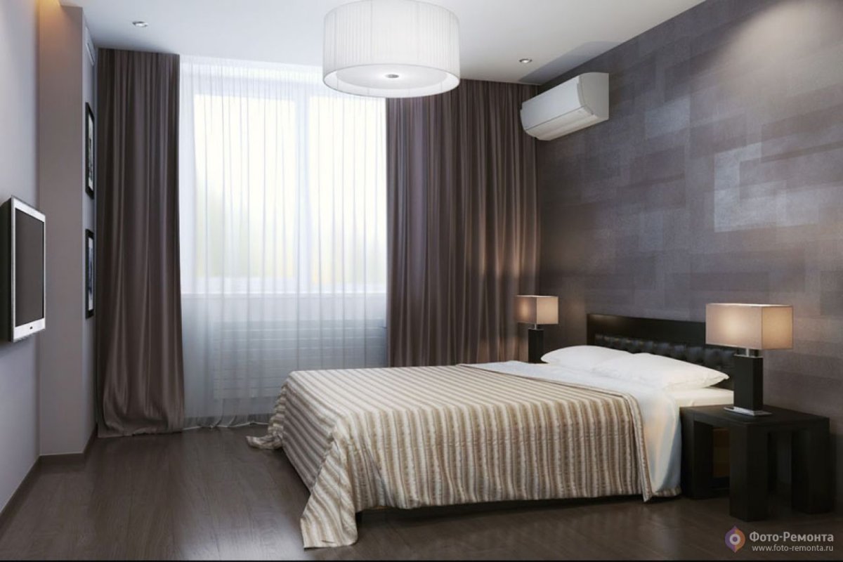 Спальня в стиле Минимализм в светлых тонах