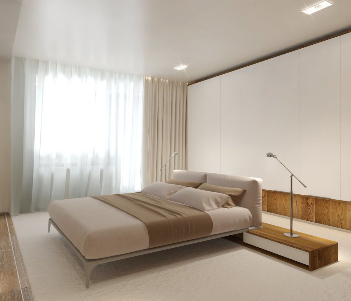 Спальня в строгом стиле