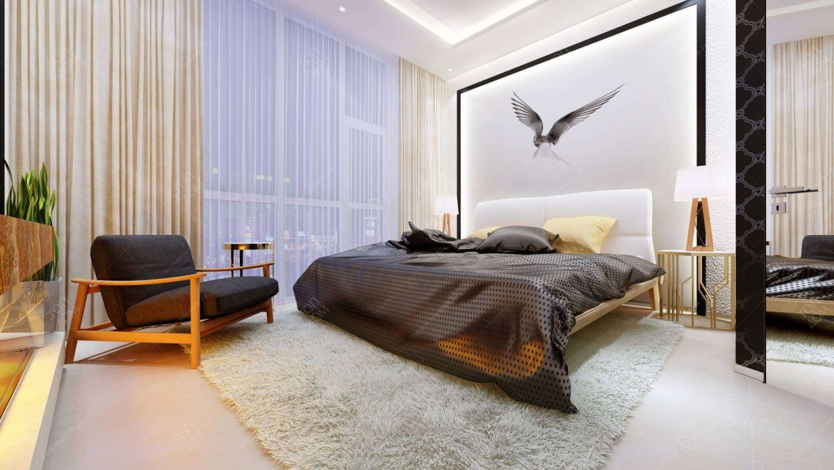 Комната в скандинавском стиле для девушки