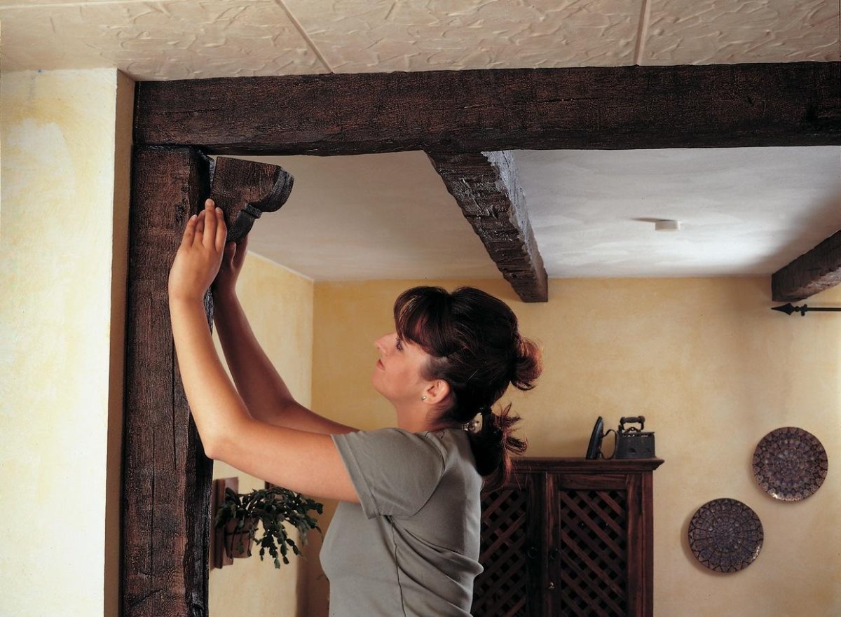 Декоративные потолочные балки