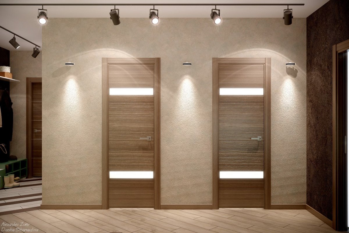 Отделка коридора ламинатом