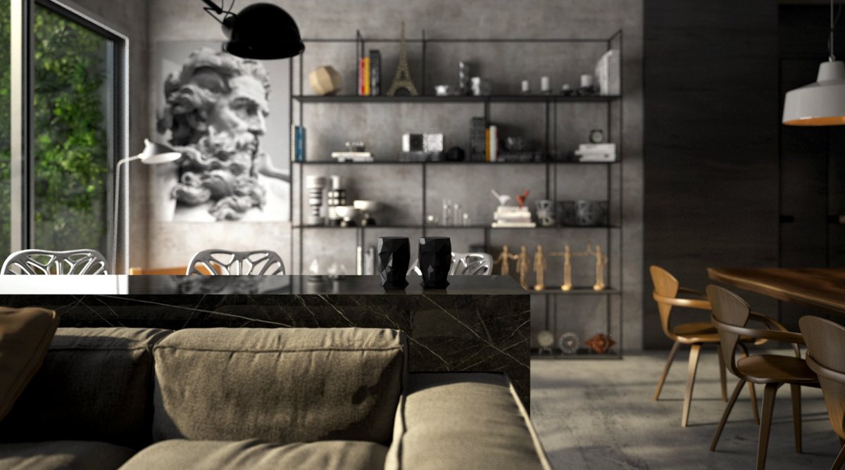 Квартира в стиле Нуар