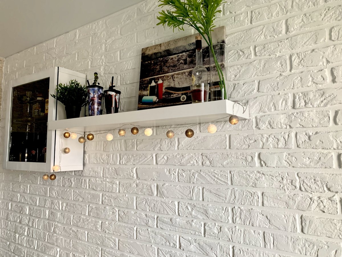 Штукатурка кирпичиками