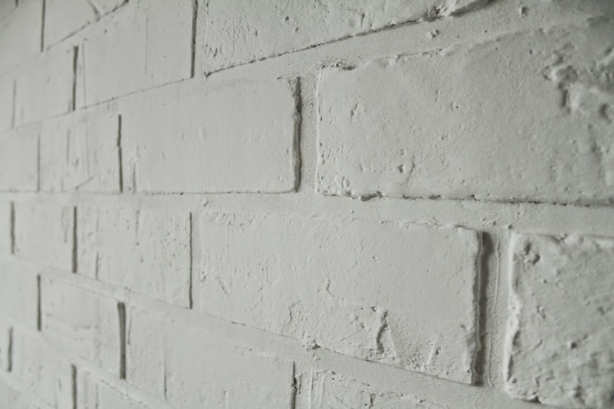 Штукатурка кирпичиками