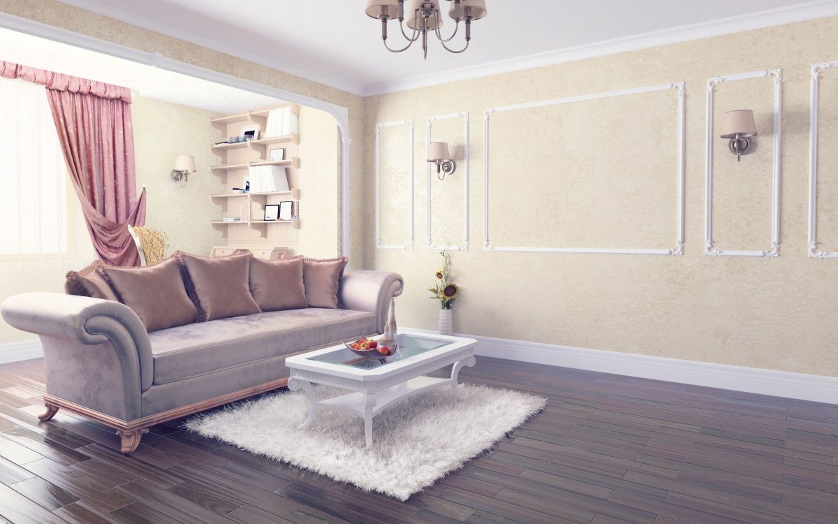 Светло серые стены