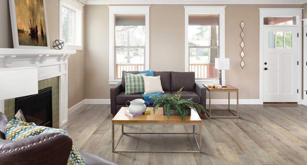 Серый и лиловый в интерьере