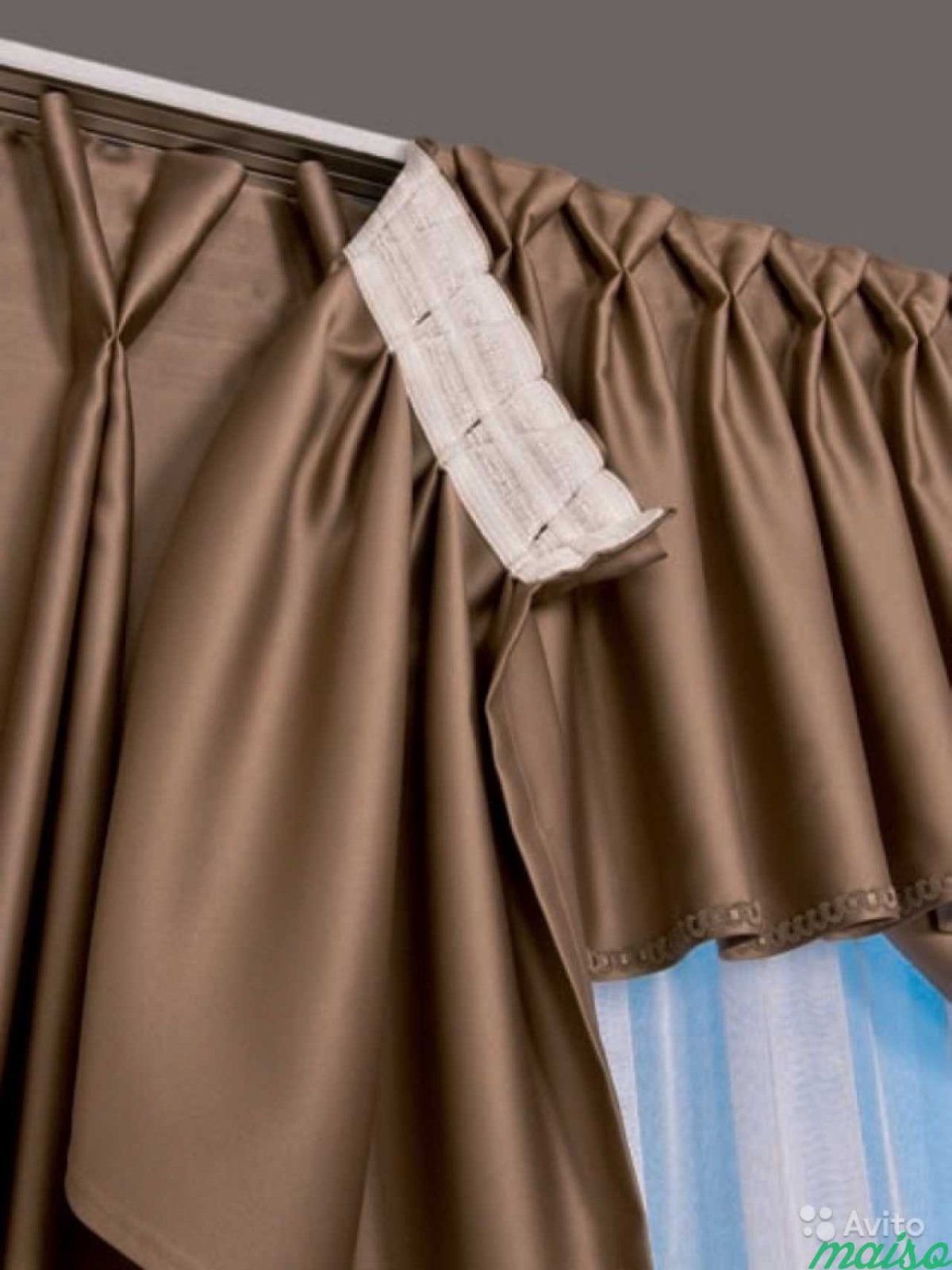 Шторы на шторной ленте