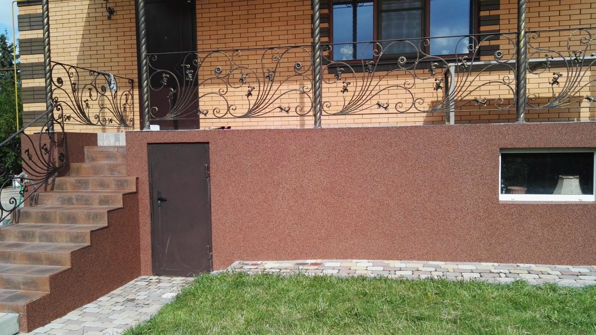 Штукатурка цоколя