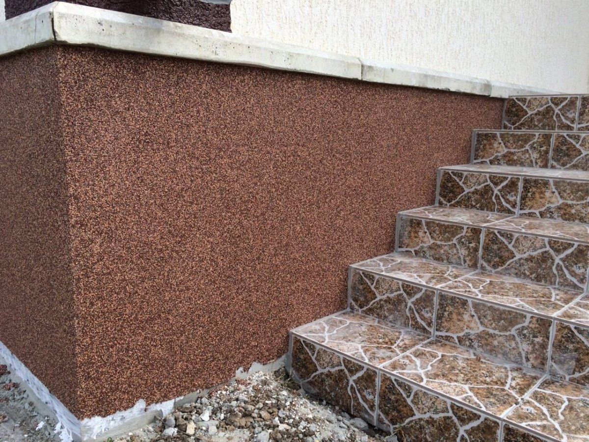 Штукатурка для цоколя с мраморной крошкой