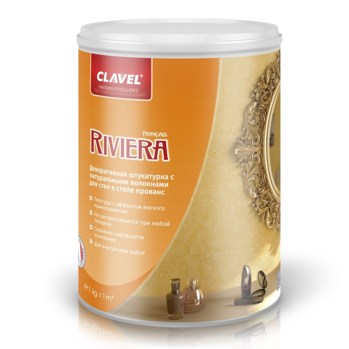 Декоративная штукатурка Ривьера в интерьере