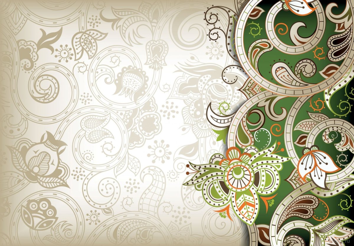 Зеленый узор