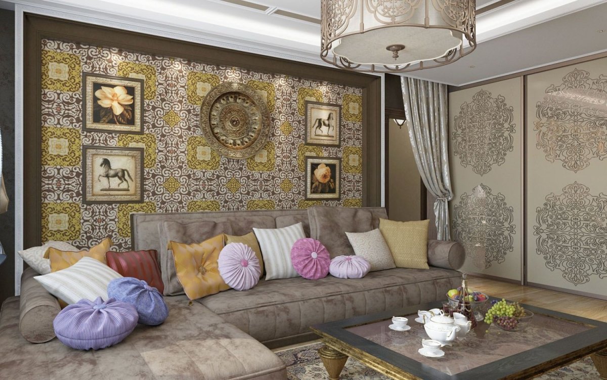 Спальня в Восточном современном стиле