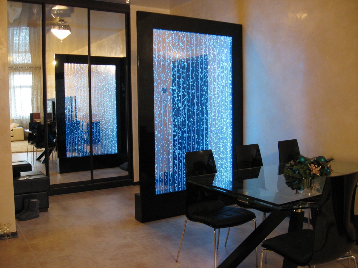 Пузырьковые панели в интерьере квартиры