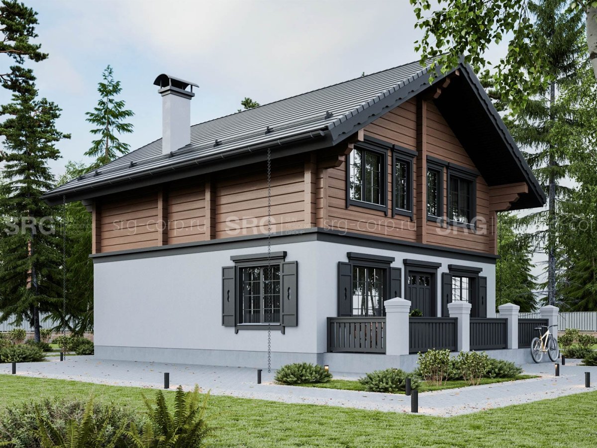 Комбинированная отделка дома