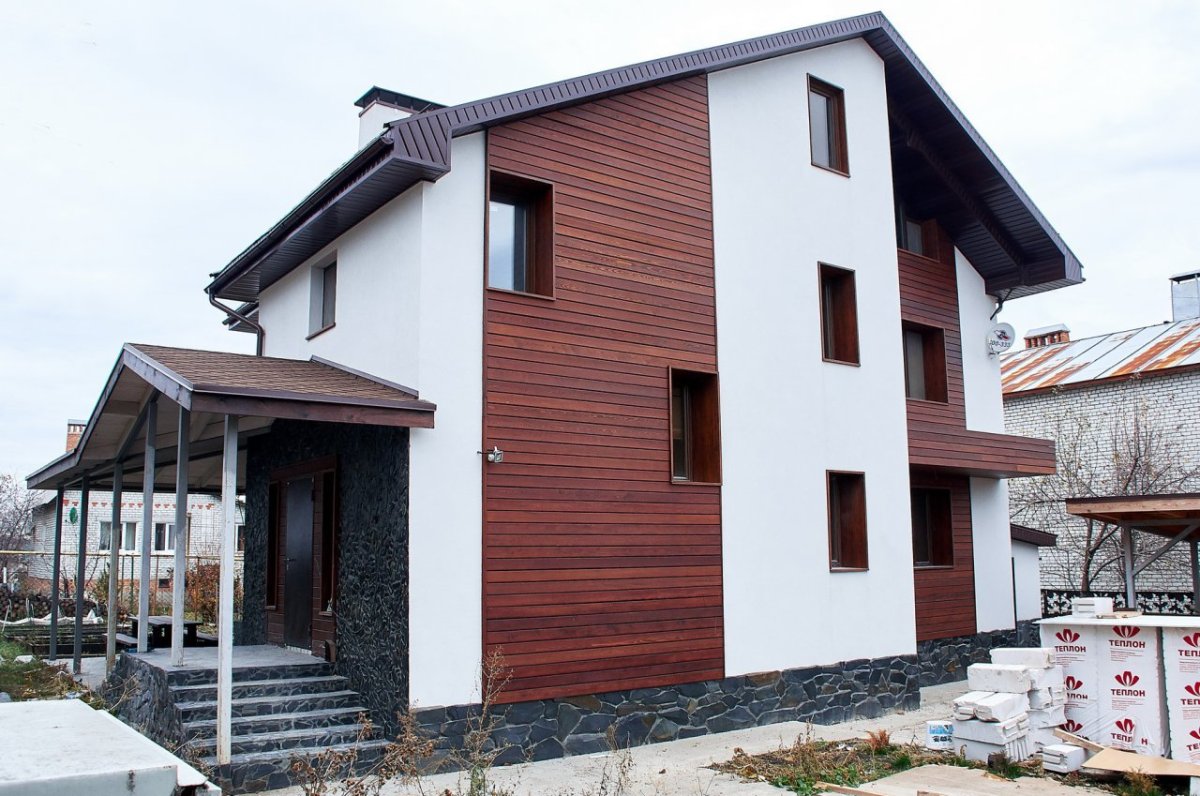 Отделка коттеджей снаружи