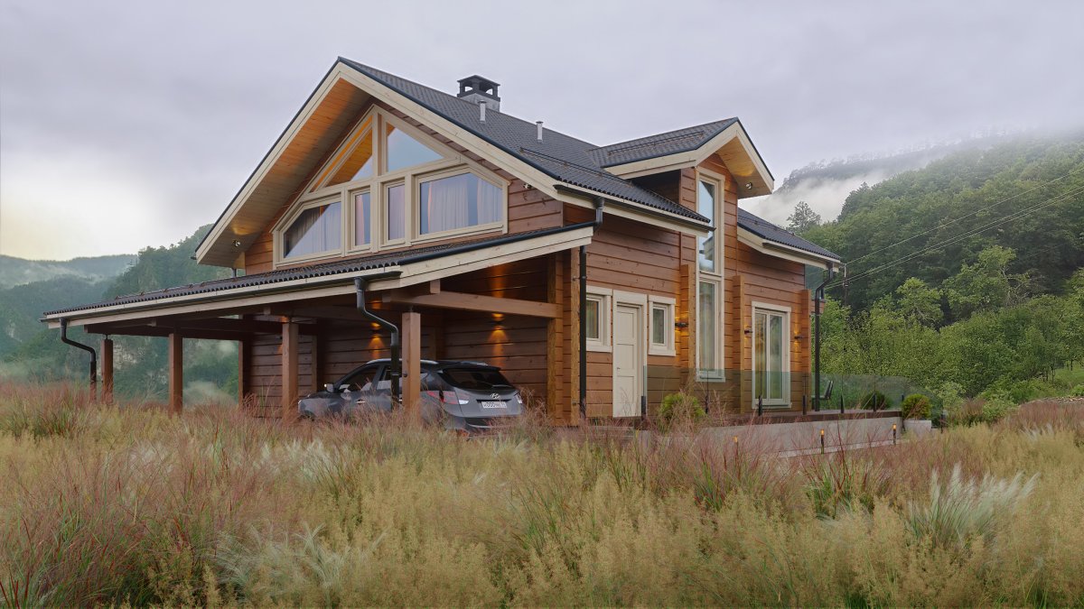 Архон кирпичные особняки