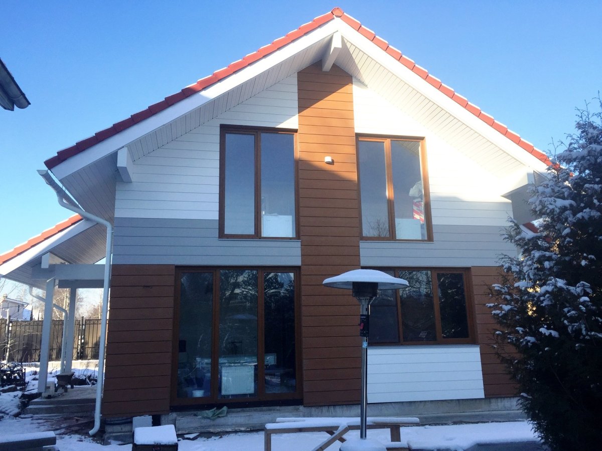 Отделка фасада камнем