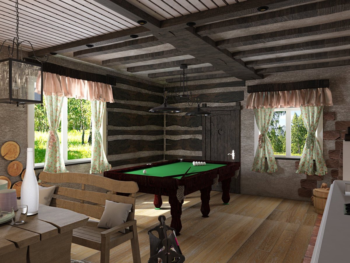 Комната отдыха в бане