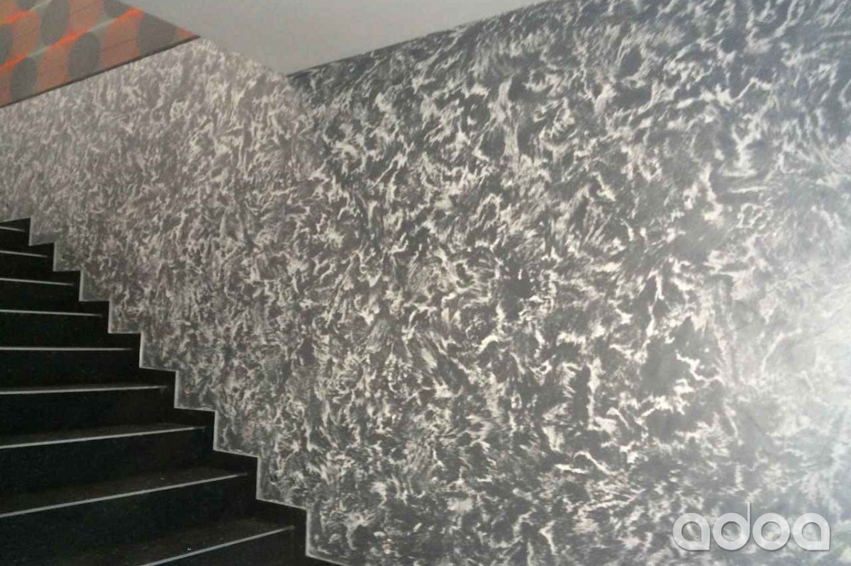 Декоративная штукатурка под металл