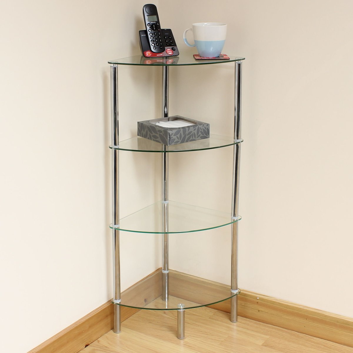 Угловая полка за дверью