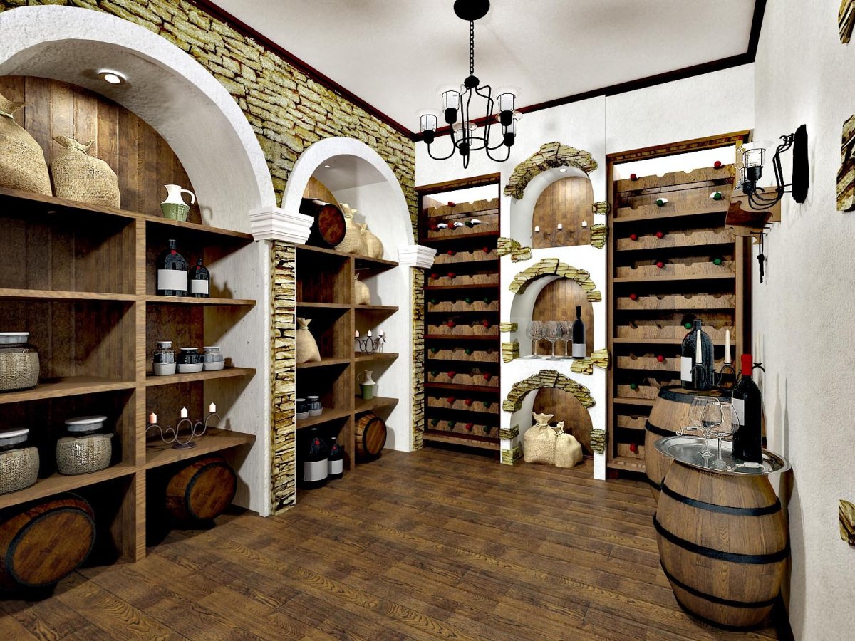 Интерьер кладовки