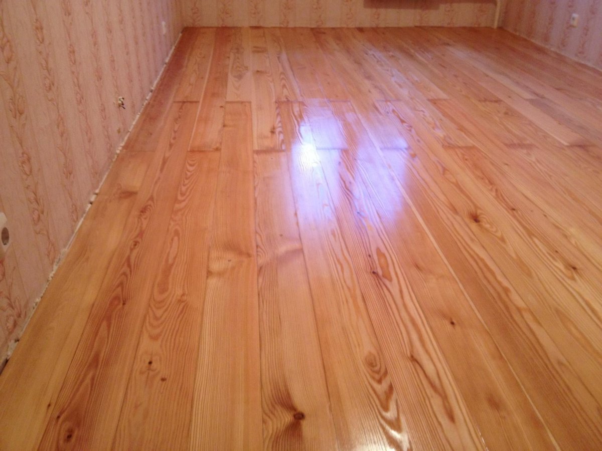 Циклевка лиственницы