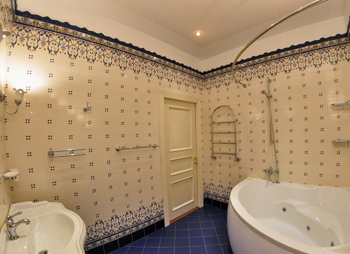 Ванная комната простая отделка