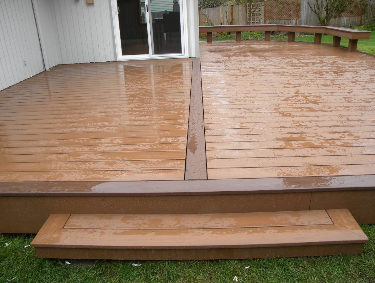 Пол на веранде