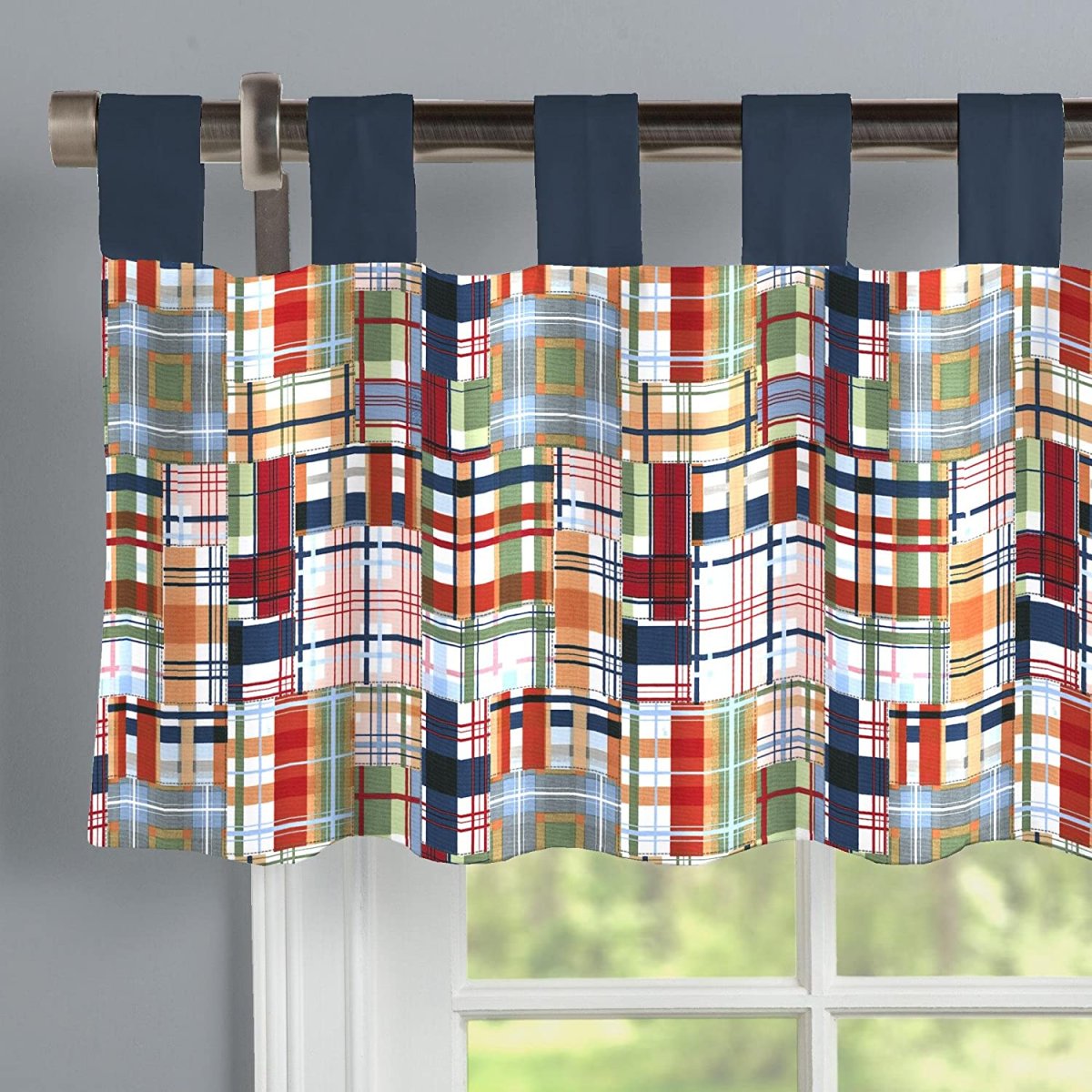 Римская штора пэчворк