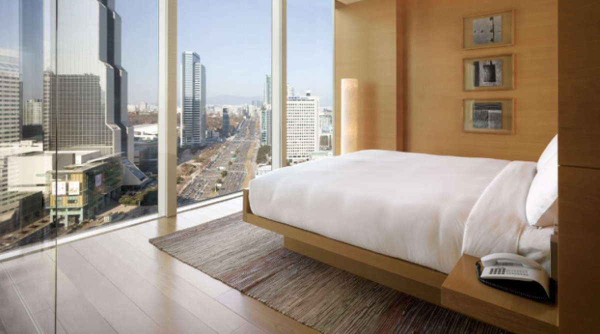Park Hyatt Seoul вид из окна