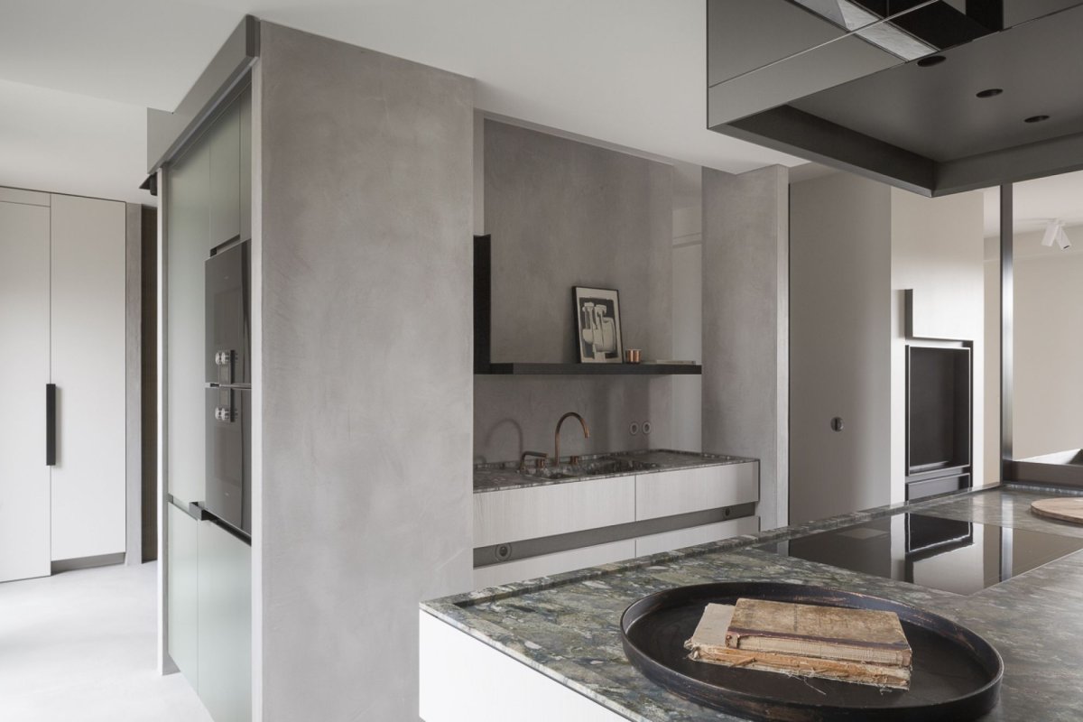 Микроцемент фасад