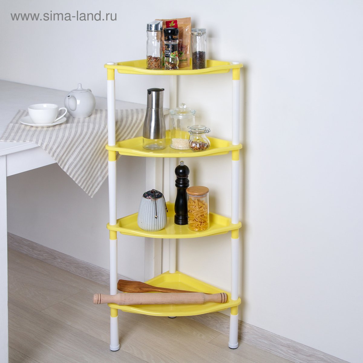 Угловая полка лесенка