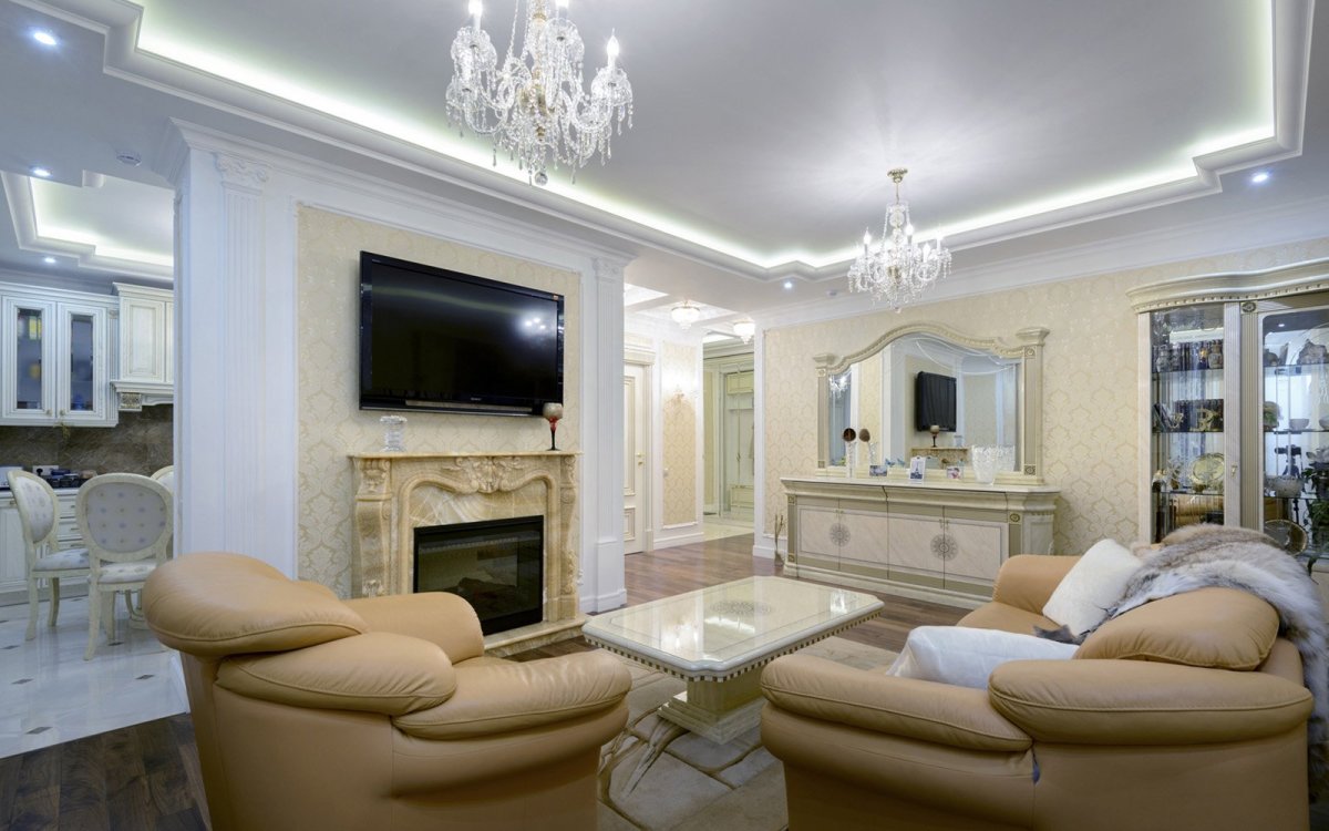 Колонны в интерьере