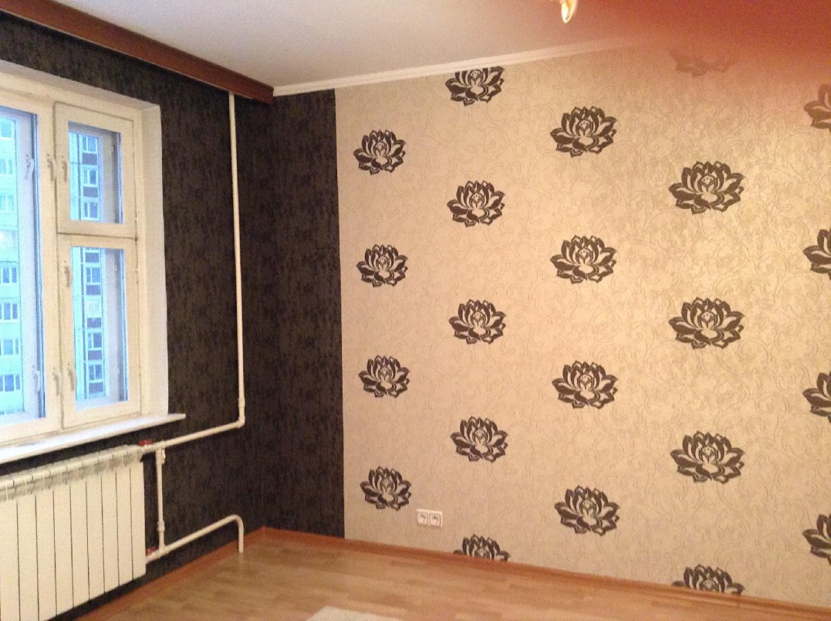 Оклеить комнату