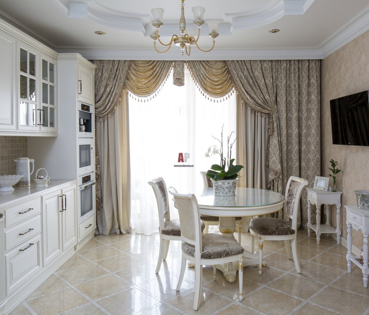 Интерьер кухни 6 м2 сталинка