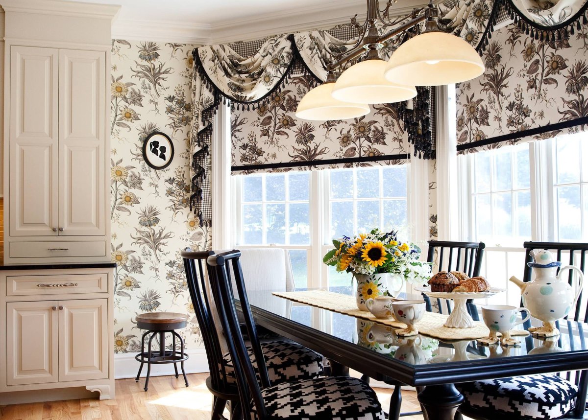 Шторы для столовой-кухни
