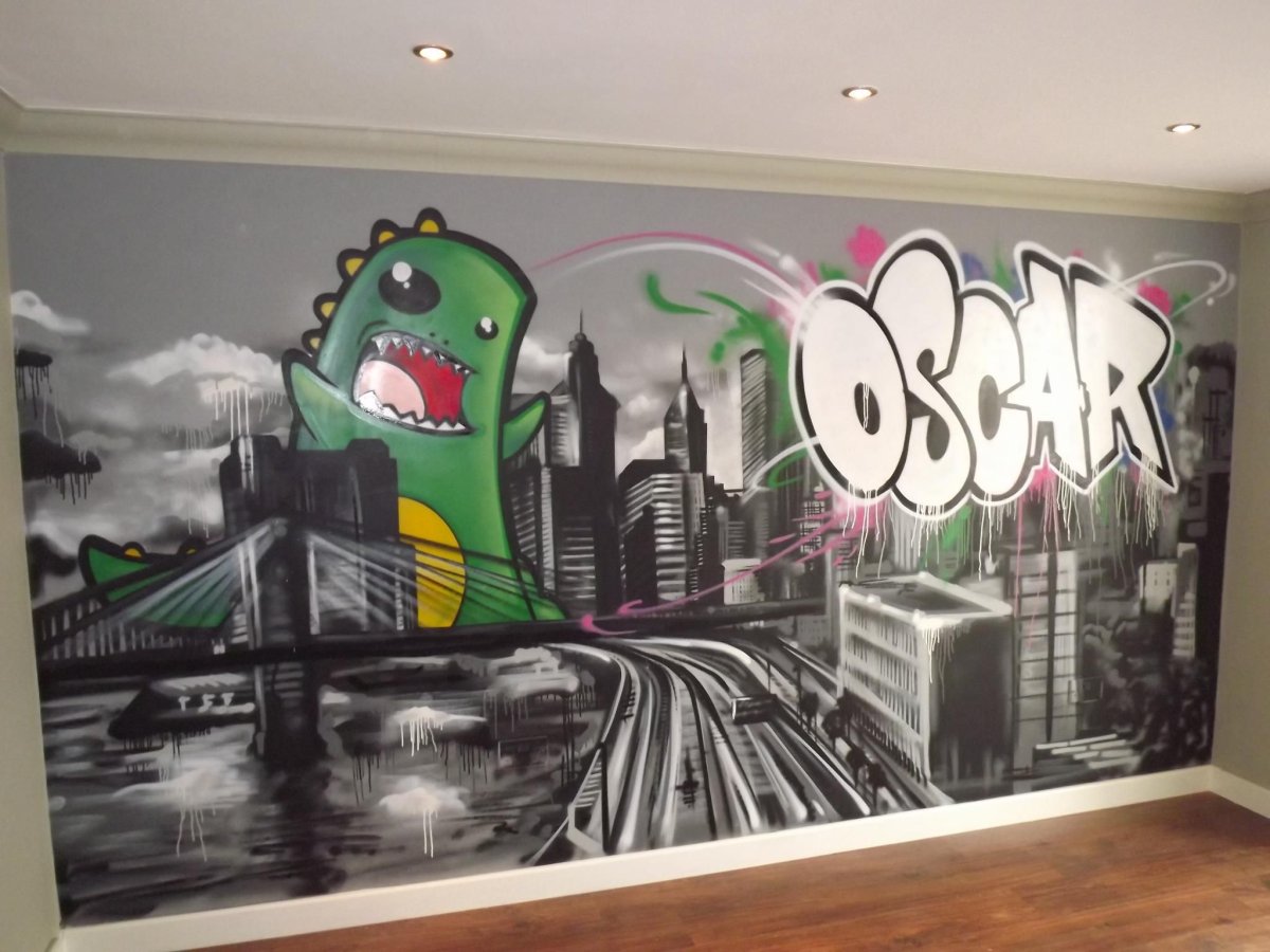 Фотообои граффити на стену подростку